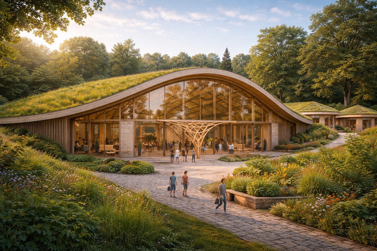 Eco school concept – Exterior